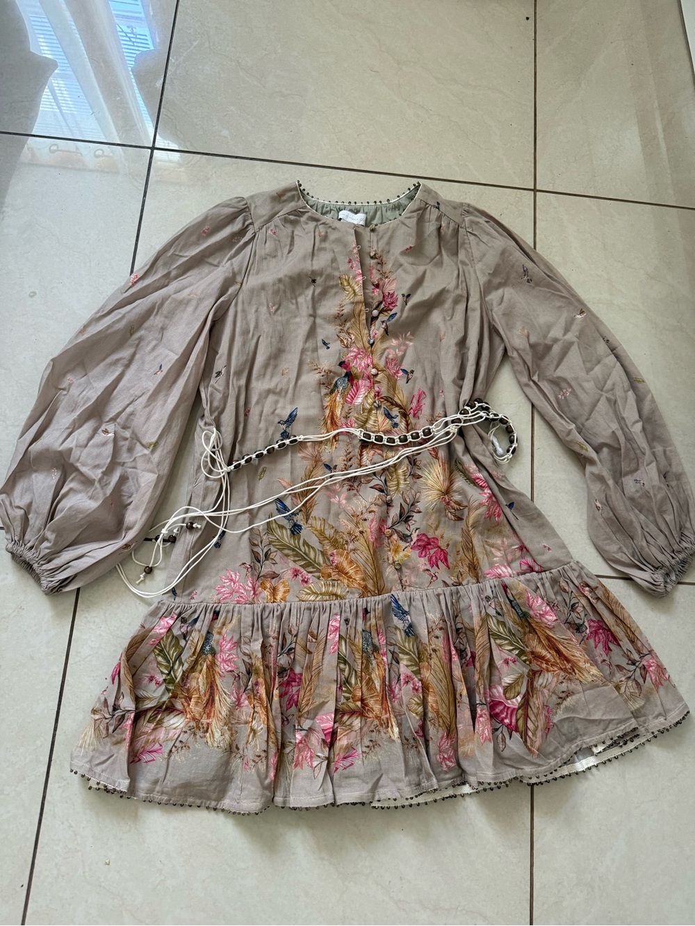 House Of Harlow Women's Farm Dress S Rio Cotton Anthropologie  Bird Zimmerman